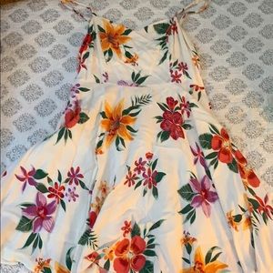 Flower fit and flare dress